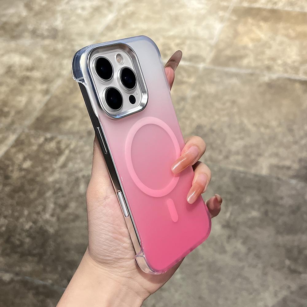 

Gradient Frameless Matte Transparent Case For iPhone 16 Pro Max 12 13 14 15 For Magsafe Magnetic Wireless Charging Hard Cover iPhone 15