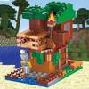 Compatible Lego Bricks: Minecraft Cave, War Village Puzzle for Boys, Birthday Gift