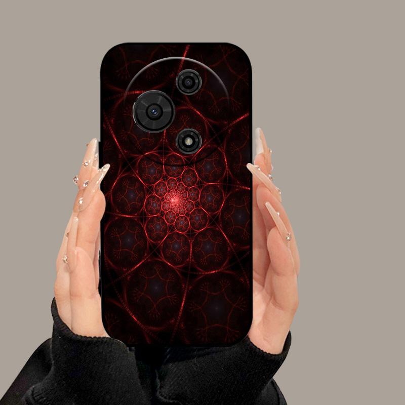 For TCL 605 T517D Case Cute Cartoon Painted Soft Silicone Cover for TCL 60 SE TCL605 60SE Luxury Shockproof Bumper Fundas Cases