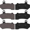 Front and Rear Brake Pads for Harley Davidson FLHTCU Ultra Classic Electra Glide 2008-2020,FLHX Street Glide 2008-2022,FLHRC Road King Classic, FLHT