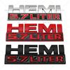 1Pc Metal Hemi 5.7 Liter Logo Badge Emblem Rear Trunk Decal Car Stickers For Charger Dart Durango Caliber Journey Accessories