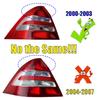 Car Taillight For Mercedes Benz W203 C-class 2000-2003 C180 C200 C230 C240 C280 C300 C320 Rear Tail Light Housing Without Bulb