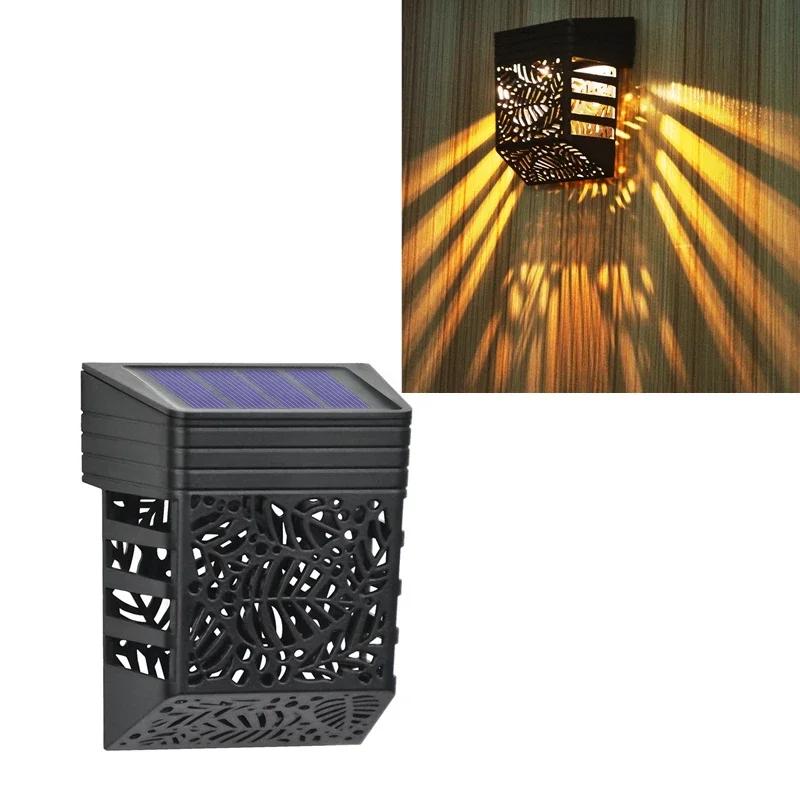 IP65 Waterproof Landscape Wall Washer Lights Garden Outdoor Decor Wall Solar Panel Power Home Courtyard Balcony Fence Lights
