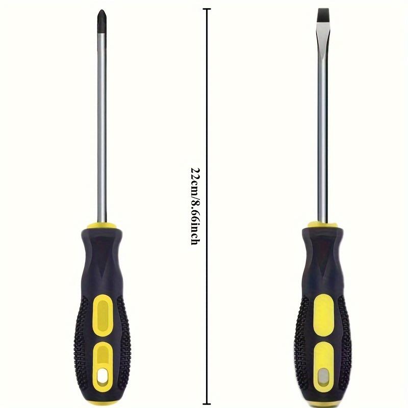 

Набор отверток из 2 штук —— Изготовлены из хромванадиевой стали, с магнитными наконечниками и нескользящими ручками с мягкой накладкой. жёлтый