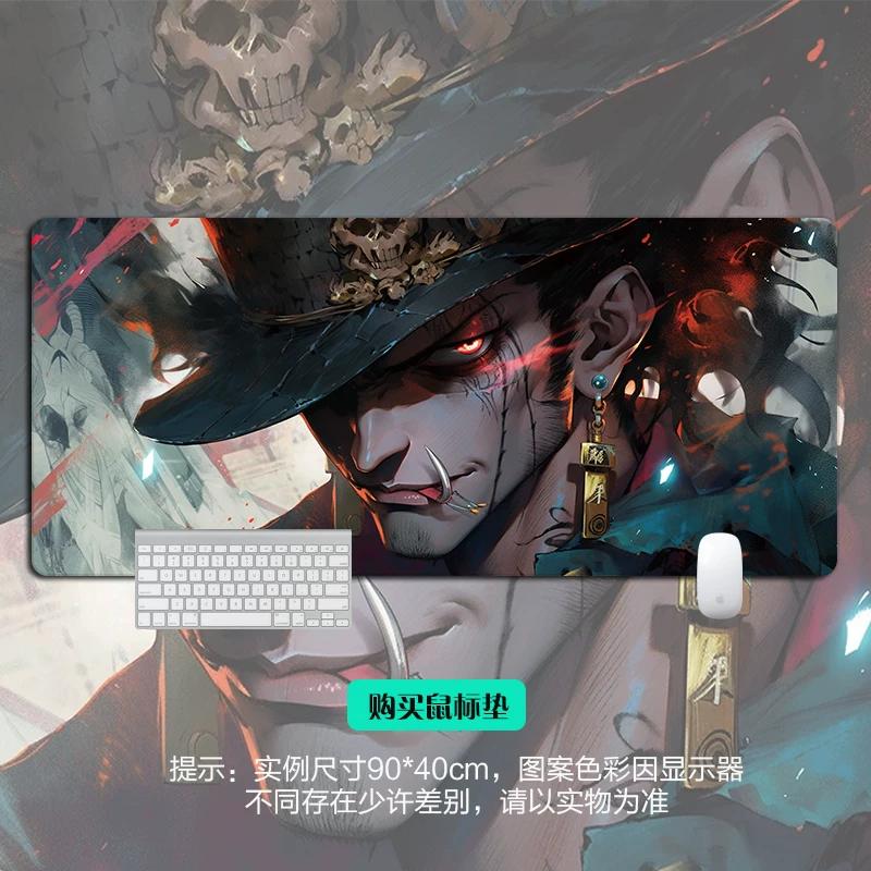Shounen Anime ONE PIECE Leather Mouse Pad Oversized Anime E-sports Game Table Mat Notebook Keyboard Non-slip Waterproof Mouse Pad Office Desktop Pad
