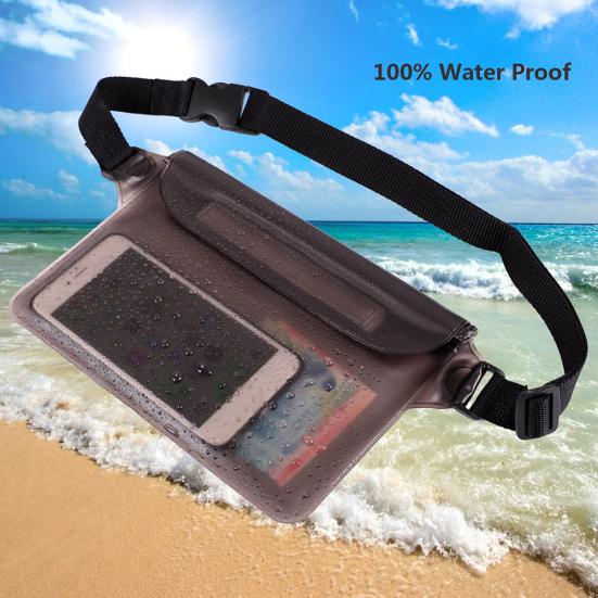 Wasserdichte Unterwasser-PVC Schwimmen Strand Handy Hüfttasche Trockenbeutel