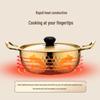 ZISIZ Korean-Style Stainless Steel Cooking Pot Set