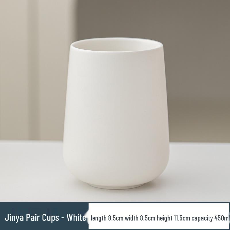 Ji Japanese-Style Large Capacity Ceramic Couple Mug for Home or Office Other