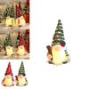 Rudolph Christmas Light Up Sled Plush Toy With Long Beard For Holiday Decor