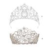 Blingbling Hair Hoop Girl Birthday Party Elegant Pageant Water Drop Crystal Girl King Costume Headwear