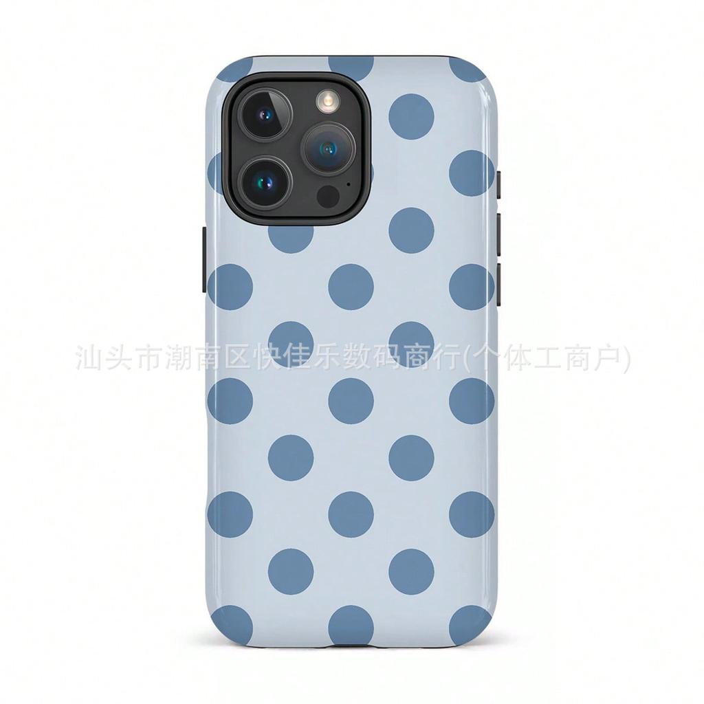 Compatible with iPhone 17 Pro Max cases, 14 Plus/15/16 Simple Polka dot iPhone 13, Film 11
