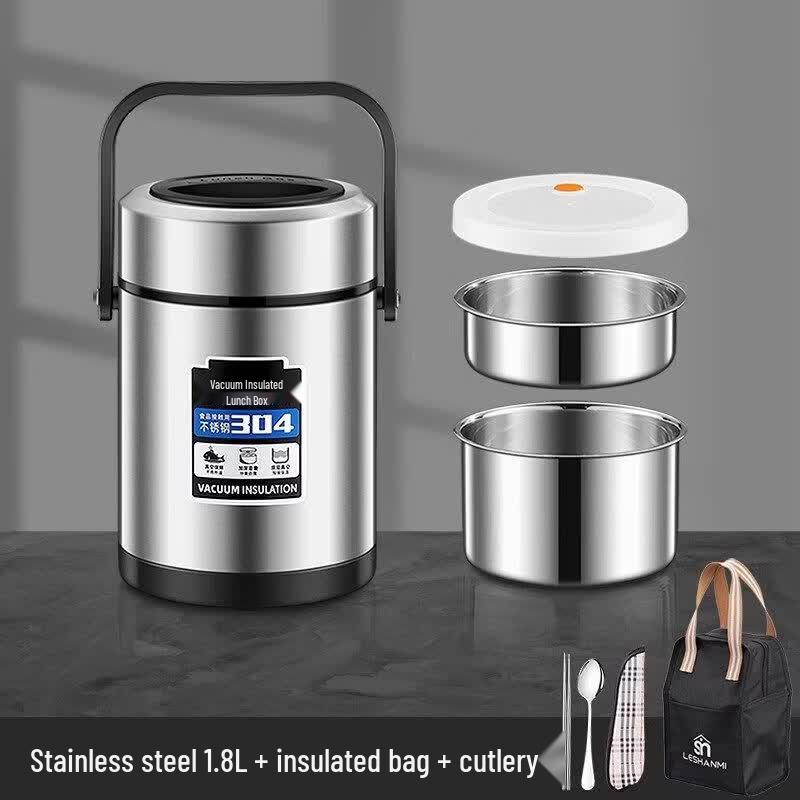 Student Office 304 Stainless Steel Insulated Bento Box