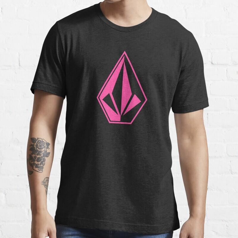 SALE simple pink volcom logo Essential T-Shirt Vintage Retro Best Gift S-5XL Unisex T-Shirt S