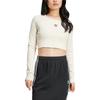 Adidas Essentials Ribbed Crop Long Sleeve Tee IY9663