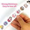 500PCS Cartoon Cat Roll Stickers Harajuku Waterproof Scrapbook Element Y2k FashionCoffee Phone Streetwear Party Stationary Decor