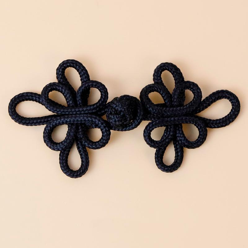 1PC Chinese Style Hand-Woven Knot Fastener Cheongsam Buckle Frog Closure Dragonfly Retro