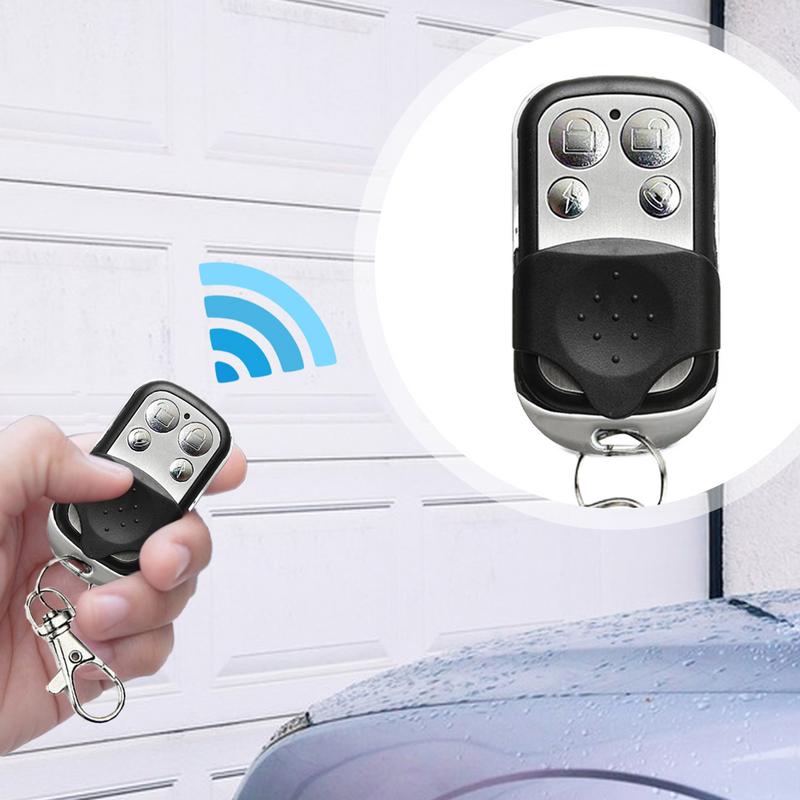 Garage Door Remote Control 433MHz Replacement Transmitter Garage Cloning Door Opener Keychain