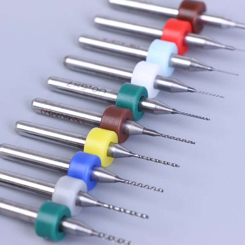 10ks 0,1/0,3/1,1 mm Pcb Mini Vrták Karbid Wolframové Oceli Pro Tištěné Obvody
