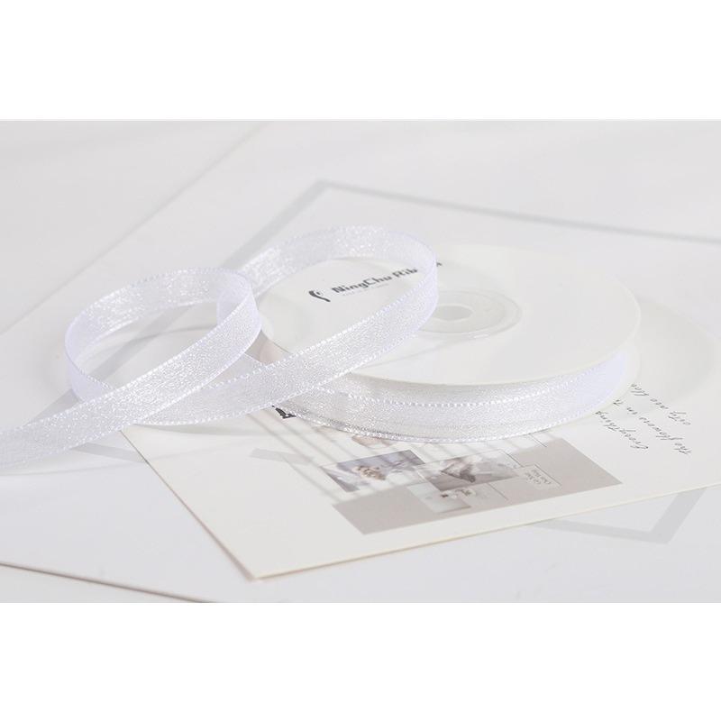 1cm Bubble Yarn  Ribbon  Lace  Flower Snow Yarn  Bow  Tie  Bouquet  Webbing  and Colorful Ribbon Packaging