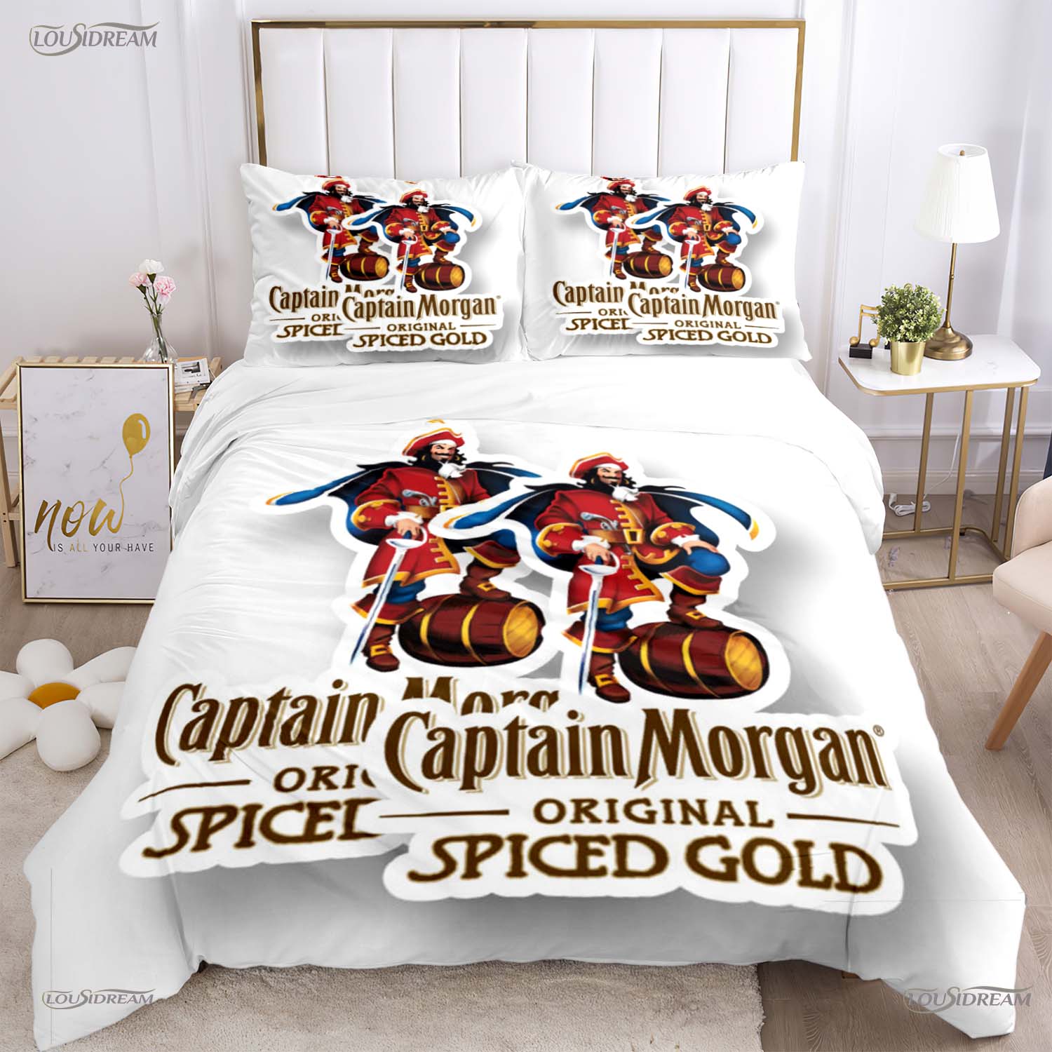 

Одеяло Casal Captain Morgan Всесезонное Одеяло Комплекты Постельного Белья Мягкое И S Мальчик Односпальное/Двуспальное/Queen/King Comforter (quilt)-EU Single(135*200cm)3pcs