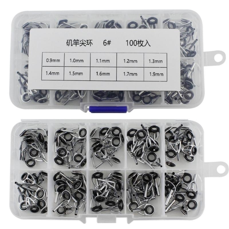 100PCS Steel Guides With 15kg Load Capacity Easy Installation With Multiple Fishing Rod Types