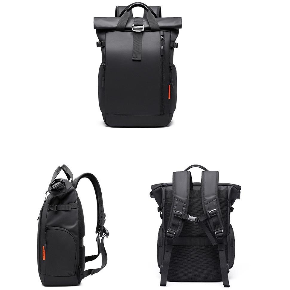 Men's High-end Fashion Computer Bag Student School Bag Large Capacity Waterproof Oxford Cloth Men's Backpack