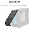 Flip Battery Side Cover for GoPro Hero 12 11 10 9 Black Removable Battery Door Lid Charging Case Port for Go Pro 10 9 Accessories