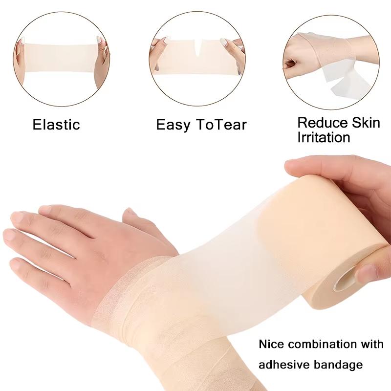 Imbottitura Schiuma Sportiva Sottobenda Nastro Atletico Fasce per la Testa Benda Pre-Wrap in PU per Caviglie Polsi Mani Ginocchia Arrampicata Calcio
