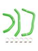 Silicone Radiator coolant Hose kit For Kawasaki ZX4R ZX-4RR 2023-2024 Green