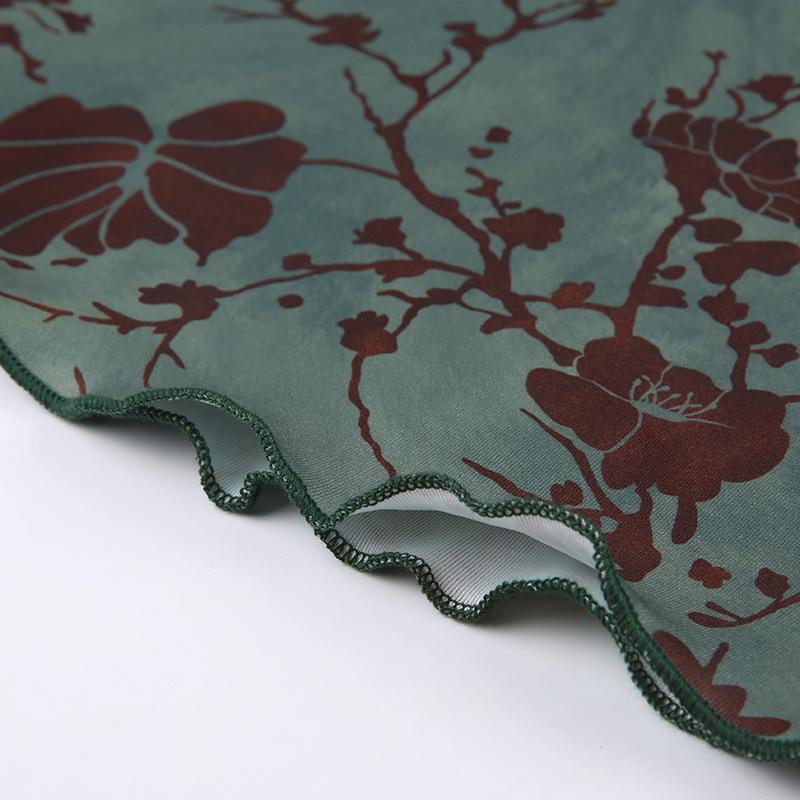 Vintage Green High-Waisted Midi Skirt: Chic, Versatile, and Skin-Brightening