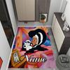 Looney Farm Animal Friends Customize Your Name Floor Rug Office Rug Suitable for Balcony Entryway Dormitory Foyer Anti-slip Rug Anime Office Decor