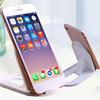 VAORLO Adjustable Mini Phone Holder Table Stand Phone Oval Bracket Mobile Stand Holder