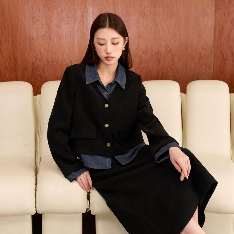 

Зимний вельветовый костюм-двойка большого размера Sancai L