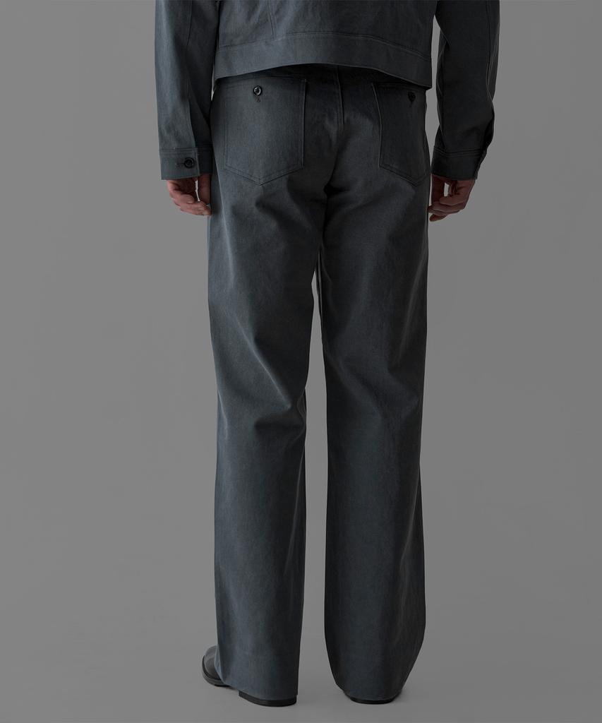Baulopeulodeogteu Cationic Cotton Pants [Charcoal]