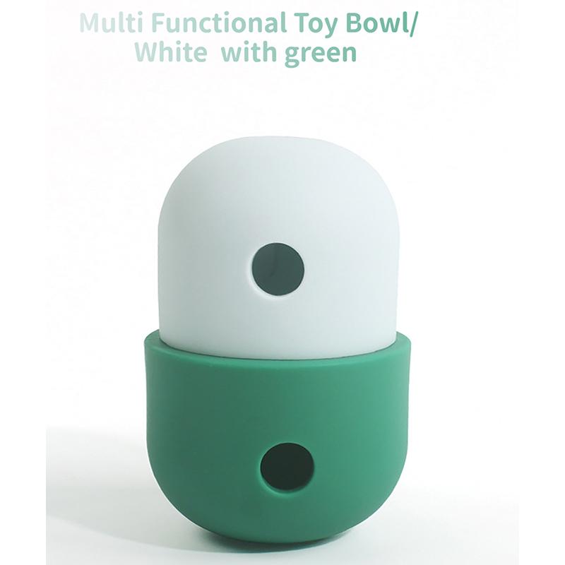 

Summer New Dog Toys Pet Supplies Dog Leakage Toy Ball Silicone Gnawing Bowl Fun Throwing Outdoor Sniffing Ball