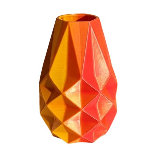 

3D Printed Boho Flower Vase Geometric Shape Modern Minimalist Decorative Vase for Living Room Entryway Coffee Table Home Decor E