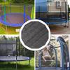 6/8/10/12/14/16-Feet Trampoline Sunshade Cover UV Resistant Waterproof Weather-resistant Outdoor 45820 Poles Trampoline Canopy