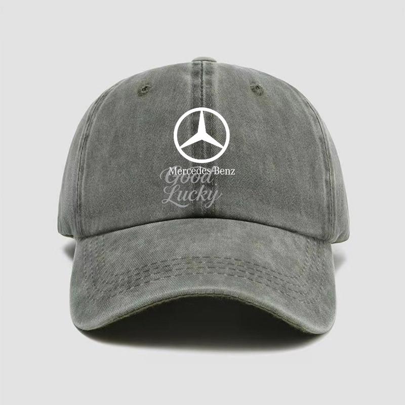 Módní Ležérní Kšiltovka Baseballová Čepice s Logem Auta Vintage Hip Hop Ochrana proti Slunci Pro Mercedes Benz Třída A C E S G GLC CLE CLA GLB GLS W177