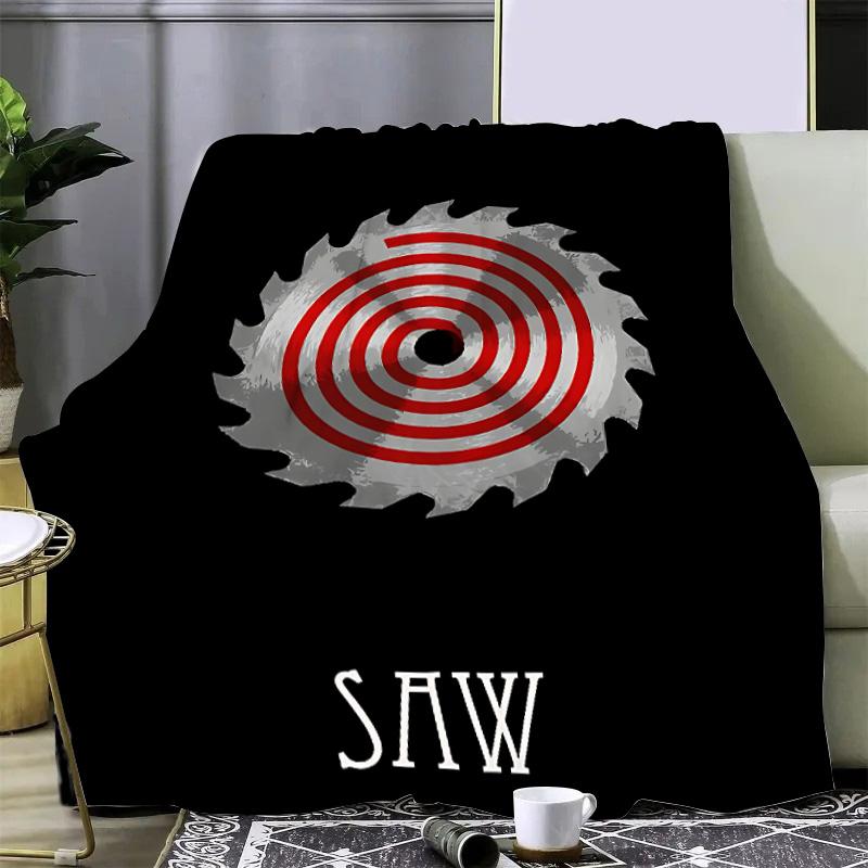 Saw X Horror Thriller Movie Printed Blanket Picnic Blankets Warm Blanket Soft and Comfortable Blanket Home Travel Birthday Gift