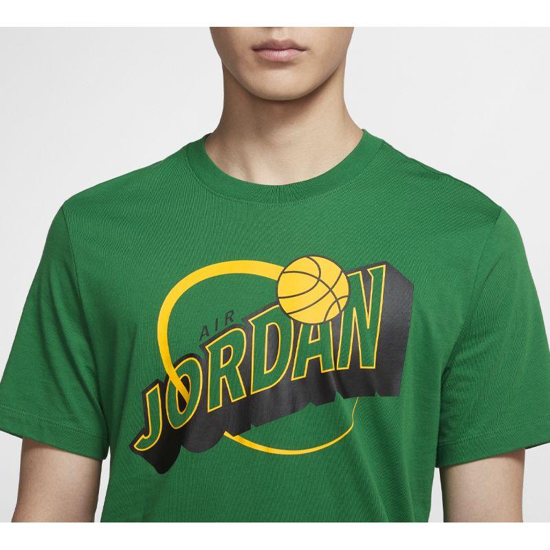 Jordan 10 Legacy Printed Crew Neck Short Sleeve T-Shirt Men Tops Light-Green CT2001-302