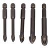 5Pcs Cross Tile Drill Bit Carbide Hex Shank Drills Bits Concrete Hole Opener for Glass Ceramic