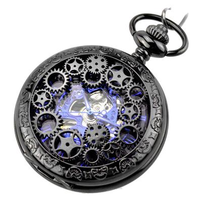 Retro Pocket Watch Automatic Pocket Watch Roman Dial Middle Century Items Unique Men's