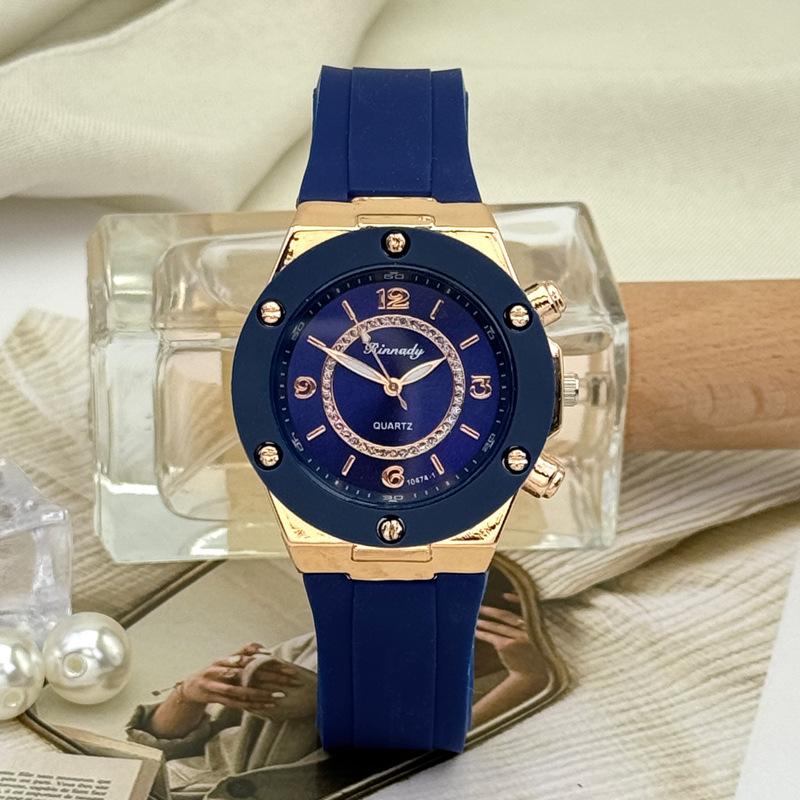 JYL Women's Watch Simple Versatile Student Silicone Strap