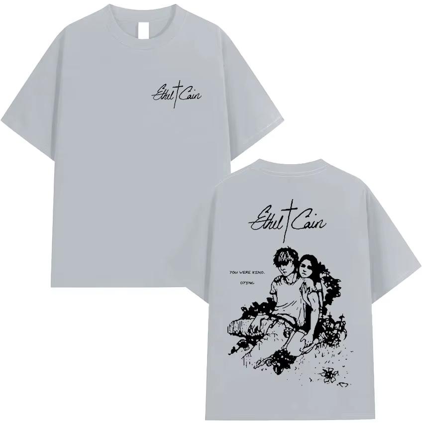 Ethel Cain Classic Pop Graphic Print Tshirt Unisexs Gothic Casual Short Sleeve T Shirt Summer Unisex Cotton Oversized Tshirts Tops 2XL