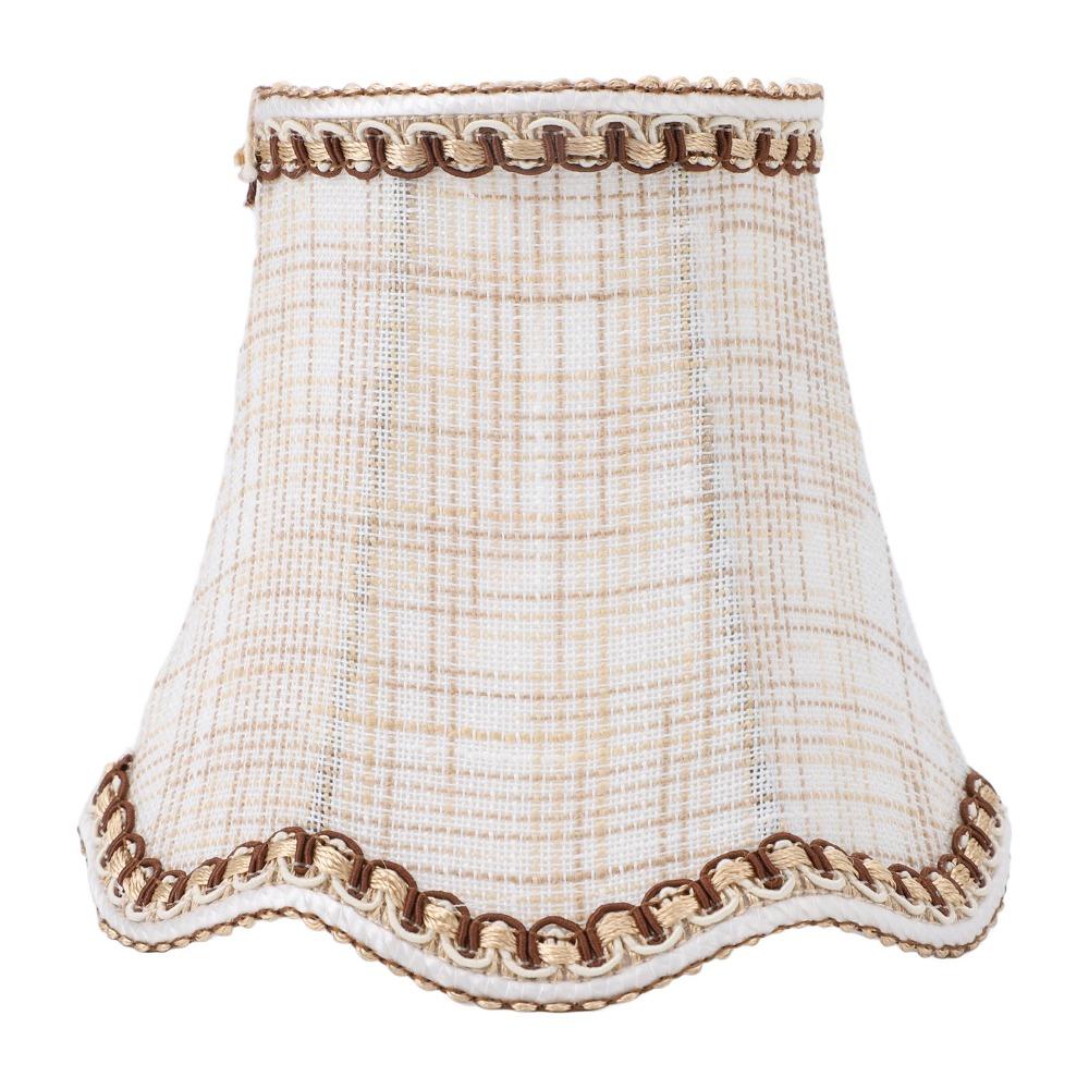 3PCS Fabric Lampshade 4.7 Inch Height Small Lamp Shades Unique Lamp Cover  Indoor Lamp