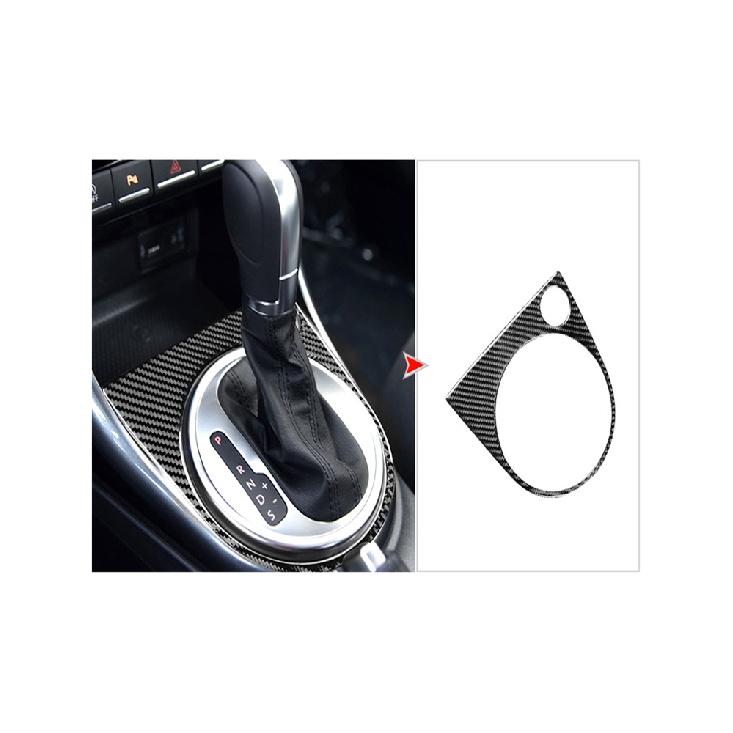 Autozubehör Innenausstattung Kohlefaser Getriebe Panel Hebeplatte Warten Schwarze Aufkleber Dekorative Für Volkswagen VW Käfer