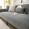 Simple Chenille Sofa Cushion, All-season Universal Anti-slip and Anti-run, Solid Color Leather Sofa Cover, Cover Cloth Towel