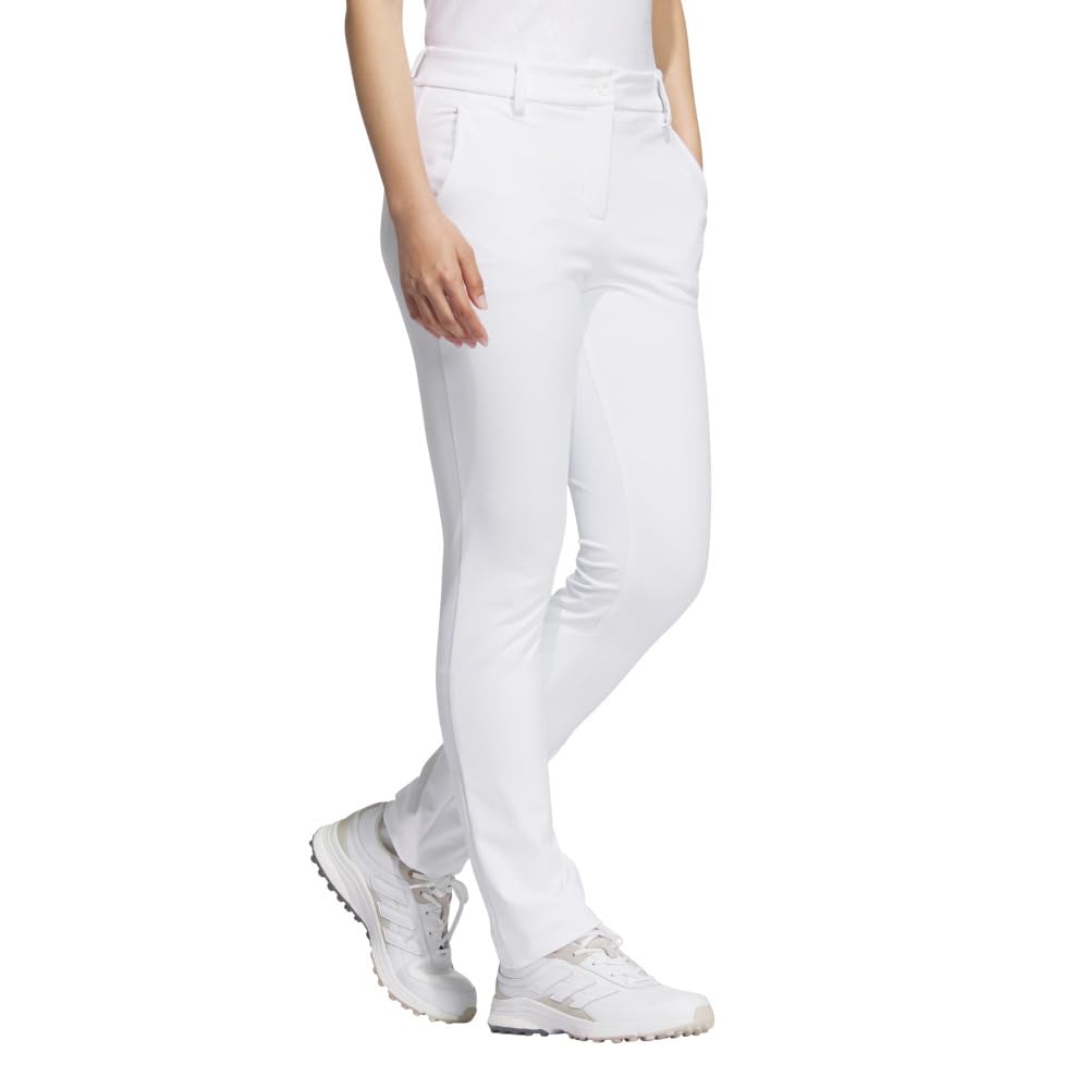 Adidas Golf EX STRETCH ACTIVE Golf White Water-Repellent Pants, Women's,