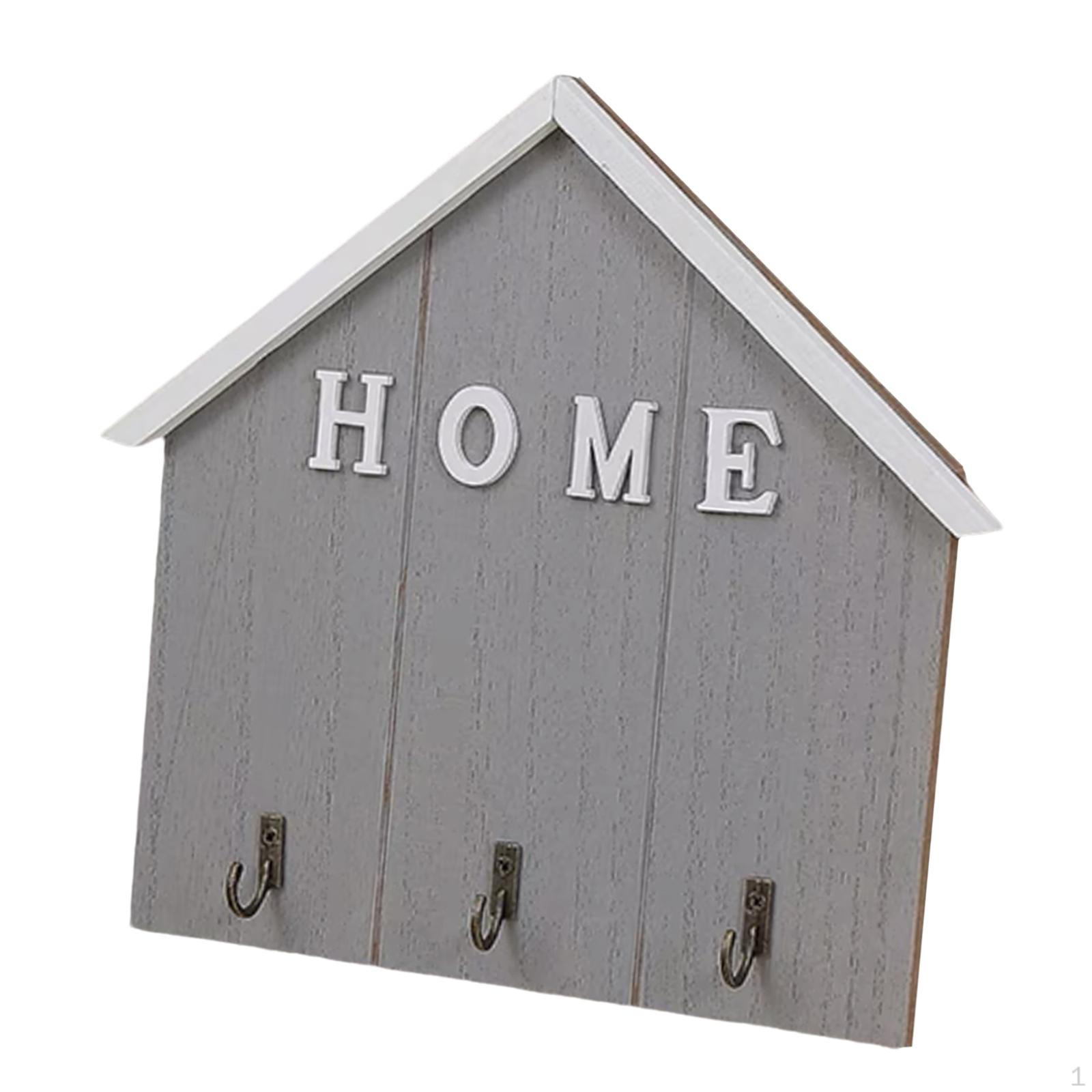 Handcrafted Wooden Key Holder for Entryway Organization Cyan 990₽