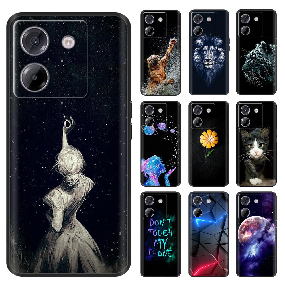 Phone Case For Xiaomi Poco M7 Pro 5G Case Poco M7 Pro 5G Soft Black Silicone Bumper Protective Shell Cover Poco M7 Pro 5G Fundas